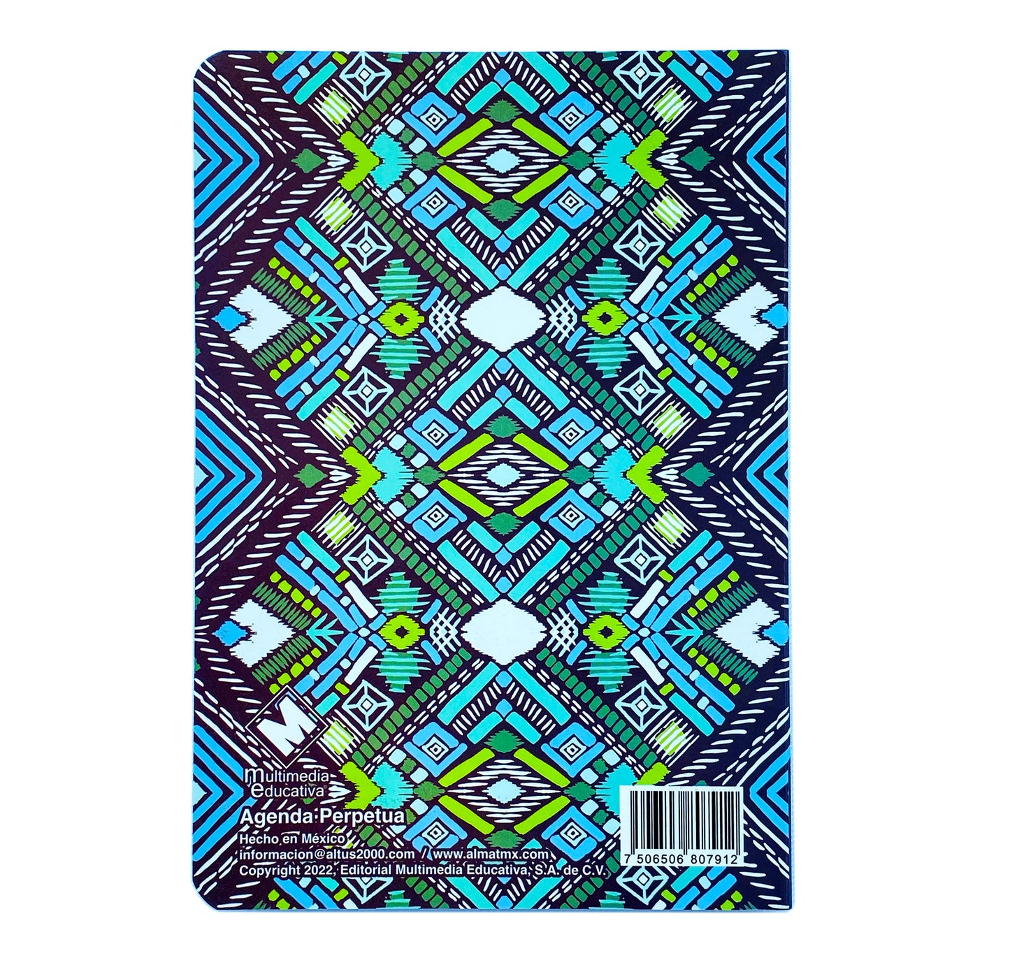 Agenda perpetua semanal - 1 año. Mod. Tribal