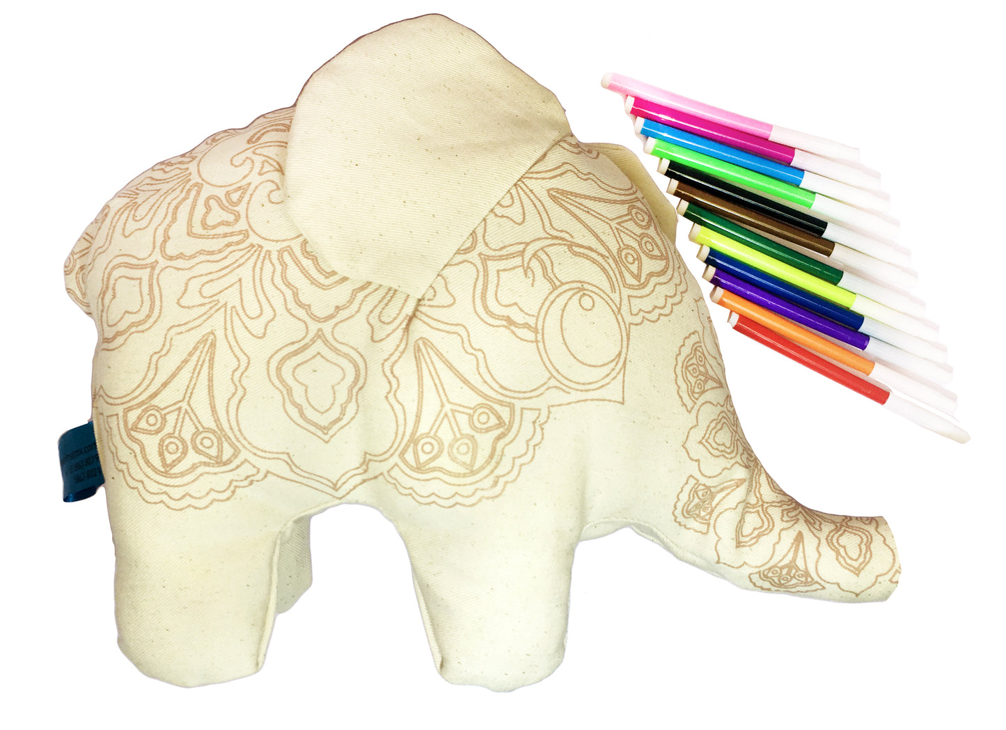 ELEFANTE MANDALA 3D- para colorear. Disfruta de tu creación no la guardes en un libro.