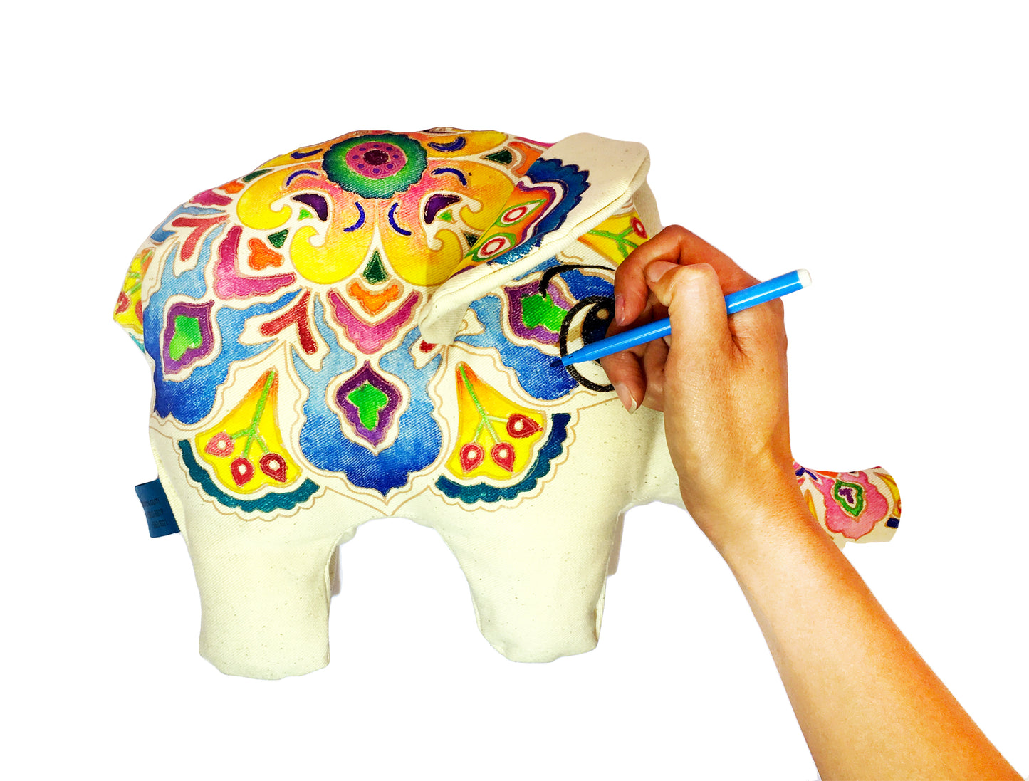 ELEFANTE MANDALA 3D- para colorear. Disfruta de tu creación no la guardes en un libro.