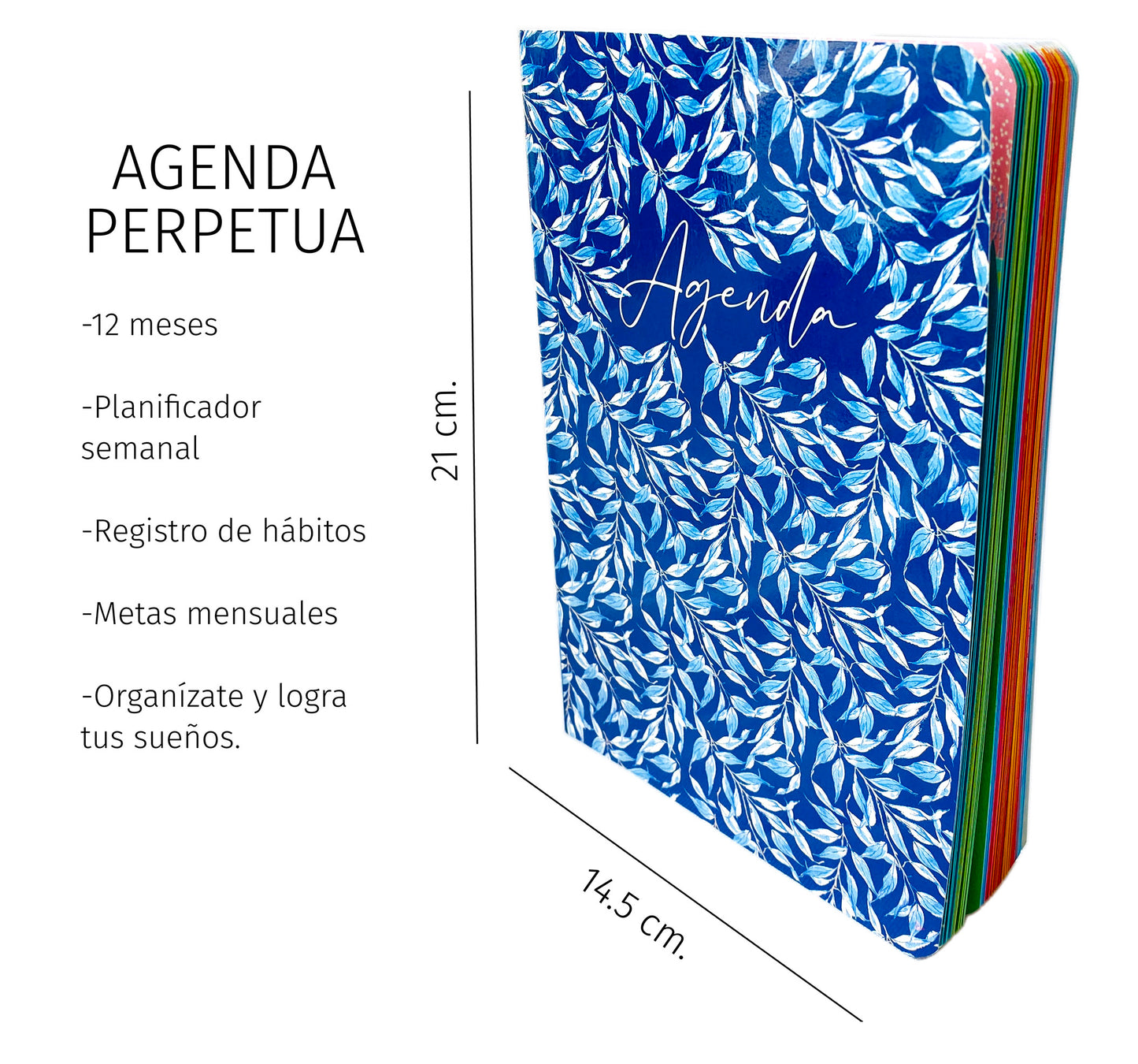 Agenda perpetua semanal - 1 año. Mod. Arbol