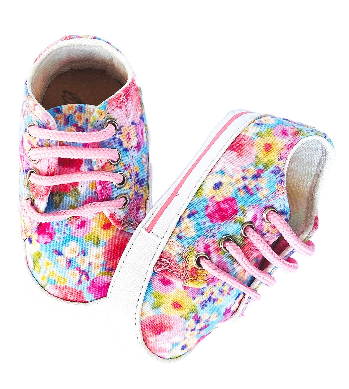 Tenis para bebé primeros pasos. Mod. 07A|Floral